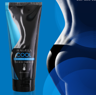 BEAUSELLA/Бюүсэлла/ COOL LINE CONTROL BODY CREAM (200ml)/Булчин, үе мөч,арьс арчилгааны сэрүүн тос (200 мл)